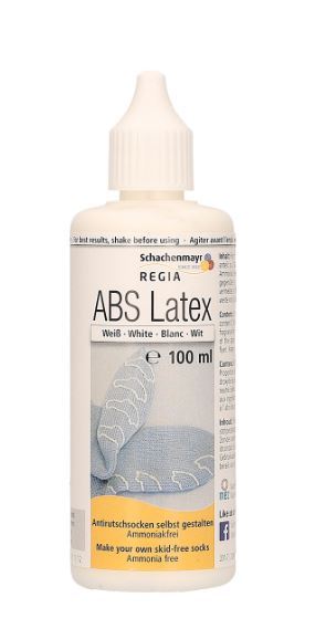 Mit ABS Latex-Milch Kindersocken mit rutschfester Sohle gestalten, schwarz, weiß