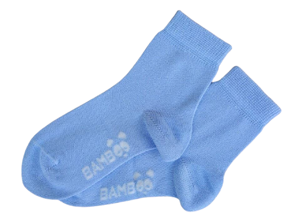 Viskose (Bambus) Socken Kinder, Bobik, Farbe hellblau, Gr,33,5/35, EU Produkt