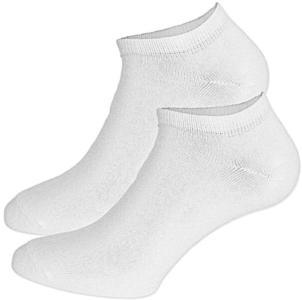 Kurze Sneaker Socken, Bambus, Farbe weiß, Gr.35/38, antibakteriell