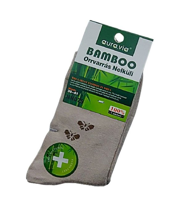 Damen Socken aus Bambus, mint, Logo Butterfly,  Gr.35/38, 38/41